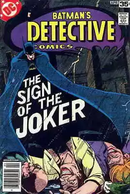 Buy Detective Comics #476 FN; DC | Batman Joker April 1978 Laughing Fish - We Combin • 39.70£