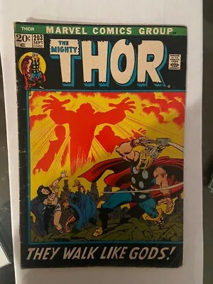 Buy Thor #203 Comic Book 1st App Young Gods • 5.79£