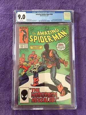 Buy Amazing Spider-Man #289 CGC 9.0 (1987) - 1st App New Hobgoblin Freshly Graded. • 37.95£