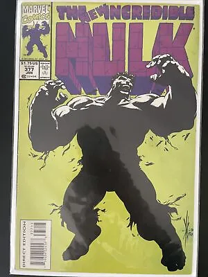 Buy Incredible Hulk #377 (Marvel) Rare Lime Green 3rd Printing • 317.73£