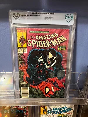 Buy Amazing Spider-Man #316 (1988) 5.0 1st Venom Cover (McFarlane)  KEY -VINTAGE • 119.15£