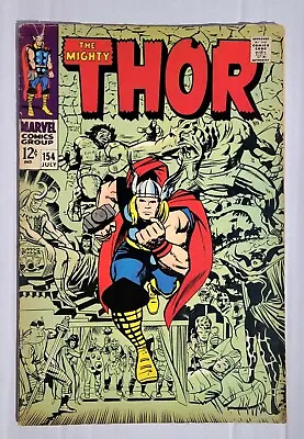 Buy Thor #154 (Marvel 1968) 1st Appearance “MANGOG”  Stan Lee/Jack Kirby  Silver Age • 52.97£