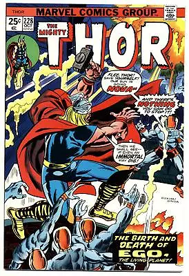 Buy THOR #228 VF/NM, Rich Buckler Art. Marvel Comics 1974 • 31.62£