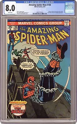 Buy Amazing Spider-Man #148 CGC 8.0 1975 3932772010 • 74.32£