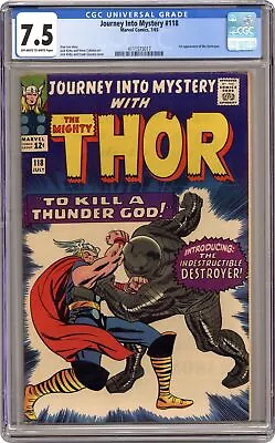 Buy Thor Journey Into Mystery #118 CGC 7.5 1965 4111573017 1st App. The Destoyer • 335.80£