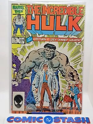 Buy Incredible Hulk #324 Marvel Comics 1986 2nd Appearance Of Grey Hulk • 8.63£