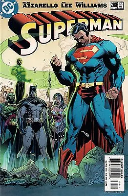 Buy SUPERMAN # 208<>DC COMICS<>BRIAN AZZARELLO / JIM LEE<>2004<>vf+(8.5) ~ • 4.36£