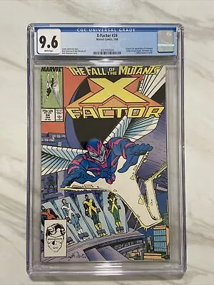 Buy X-Factor #24 CGC 9.6 (1988) Origin & 1st Appearance Of Archangel Marvel Comics • 75.95£