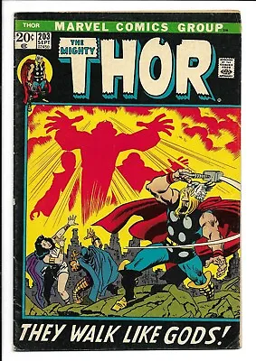 Buy The Mighty Thor  #203   (    Fn/vf    7.0  )  203rd  Issue  God Of Thunder • 6.39£