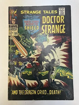 Buy STRANGE TALES #163 LIVING TRIBUNAL 1st QUARTERMAIN 1967 Marvel Comics • 7.87£