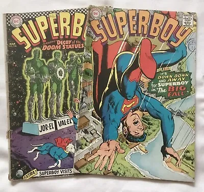 Buy 2 Vintage Superman National DC Comics Superboy No 136 March & 143 Dec 1967 • 19.99£