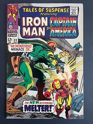 Buy Tales Of Suspense #89 - Iron Man Captain America Marvel 1967 Comics • 36.08£