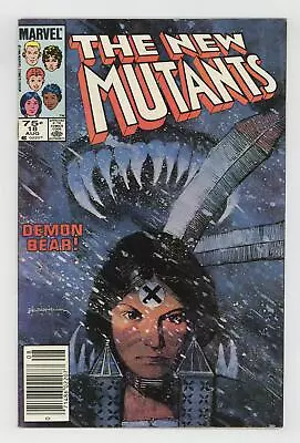 Buy New Mutants Canadian Price Variant #18 FN+ 6.5 1984 1st App. Warlock • 8£