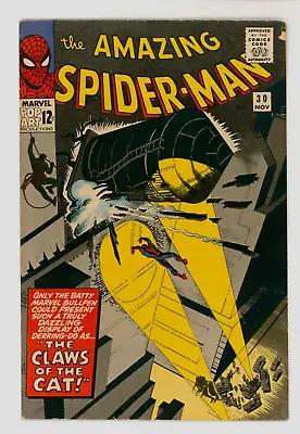 Buy Amazing Spider-Man #30 VFN- 7.5 First Appearance The Cat • 195£