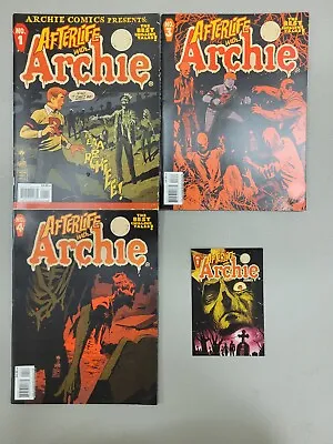 Buy AFTERLIFE WITH ARCHIE 1 3 4 MAGAZINE EDITION WITH PROMO CARD First Print Archie* • 19.70£