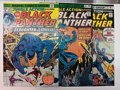 Buy Jungle Action Featuring #20-22 (1975) Bronze Age Marvel Black Panther Vs The KKK • 78.35£