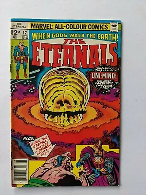 Buy The Eternals #12 Bronze Age Marvel Comics 1st Appearance Of Uni-Mind VFINE- 7.5 • 8.99£