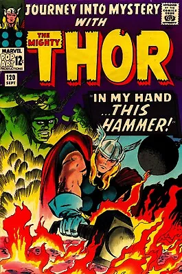 Buy Marvel- Journey Into Mystery #120 (1965) Thor Vs Absorbing Man. Loki. Jack Kirby • 183.09£