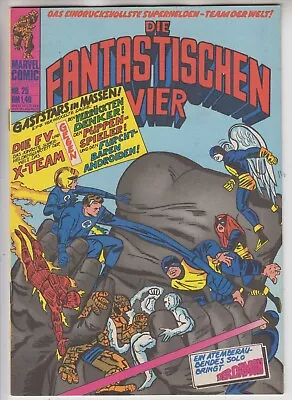 Buy Fantastic Four # 28 Nm Vs X-men Die Classic Cover # 25 German Edition 1973 • 34.95£