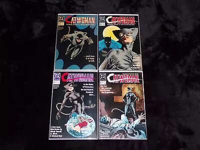 Buy Catwoman 1 2 3 4 Dc Comics 1989 Lot Complete Mini Limited Series Batman • 21.69£