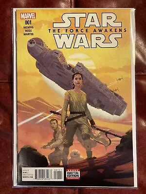 Buy Star Wars The Force Awakens Adaptation #1 1st App. Kylo Ren, Rey, & Finn VF+ • 15.13£