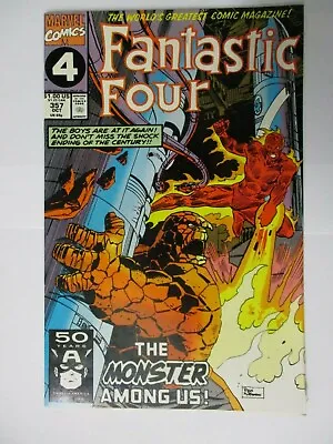 Buy Fantastic Four #357 October 1991vf/nm Very Fine Near Mint 9.0 Marvel • 3.11£