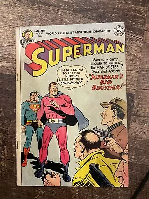 Buy SUPERMAN #80 (DC: 1953) Plastino Superman's Big Brother Origin Retold VG- (3.5) • 138.36£