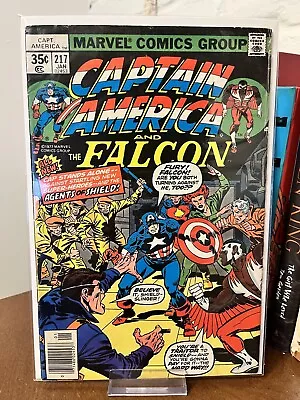 Buy Captain America #217 Marvel Comics 1978 1st App Quasar Aka Marvel Man 🔑 FN/VF • 11.98£
