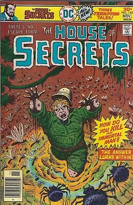 Buy DC Comics THE HOUSE OF SECRETS #142 (November 1976) Cent Copy • 10£
