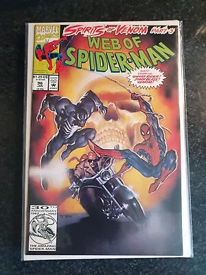Buy Web Of Spiderman 96 Vfn Rare Venom Appearance • 0.99£