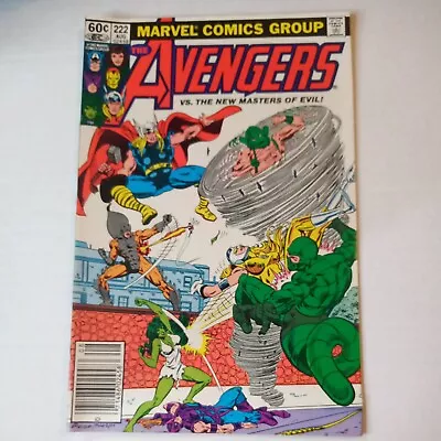 Buy Avengers #222 Marvel 1982  New Masters Of Evil Newsstand  • 7.91£