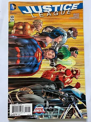 Buy JUSTICE LEAGUE OF AMERICA  #50 John Romita  Variant   DC Comics NM 2016 • 9.95£