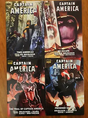 Buy Captain America 4 Hardcover Lot ~ Issues 602-619 (2010) Marvel ~ Two Americas + • 31.98£