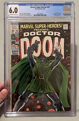 Buy Marvel Super-heroes #20 (1969) Cgc 6.0 1st Print 1st App Valeria Doctor Doom Cvr • 219£
