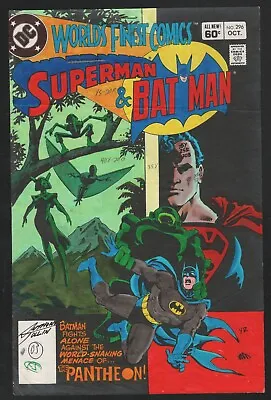 Buy Worlds Finest Comic Superman Batman 296 Hand Color Production Art Cover Signed • 422.37£