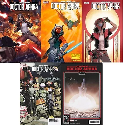 Buy STAR WARS DOCTOR APHRA 36 5 COVER VARIANT SET NM 1st CONNECTING CLONE JEDI ANNIV • 11.03£