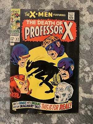 Buy X-men #42 (1968) - The Death Of Professor X - Origin Story! • 39.42£