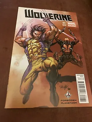Buy WOLVERINE #1 - Marvel Now! - VARIANT COVER- Forbidden Planet Cover • 1.80£