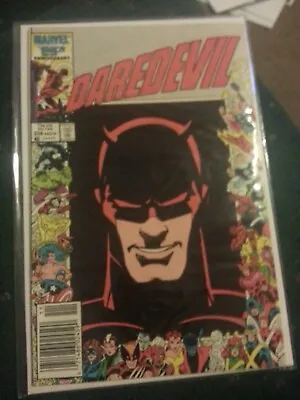 Buy Daredevil, Marvel, Nov 1986, #236,  25th Anniversary Frame Cover • 24.13£