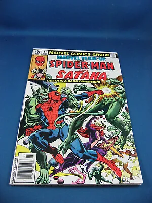 Buy Marvel Team Up 81 Vf Nm Spiderman  Satana 1979  Marvel • 71.96£