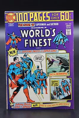 Buy World's Finest (1941) #224 Nick Cardy Cover 100 Pages New Super Sons FN/VF • 7.91£