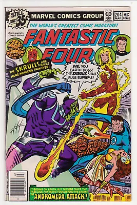 Buy Fantastic Four #204, Marvel Comics 1979 FN/VF 7.0  1st Nova Corps Cameo. • 19.77£