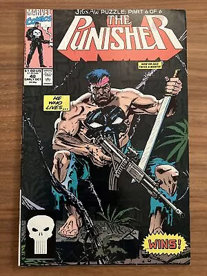 Buy MARVEL Comics The Punisher Volume 1 No 40 Vintage 1987 Comic Book VGC • 5£