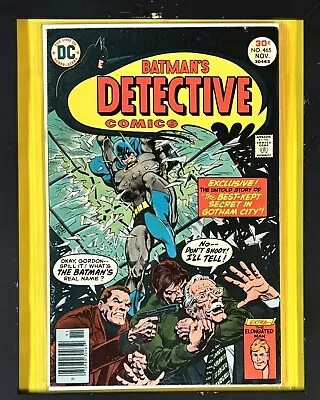 Buy Batman DETECTIVE COMICS #465 1976 VG/F/ 5.0 • 6.32£
