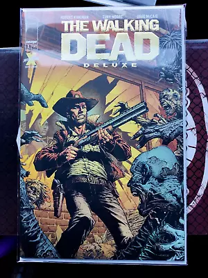 Buy The Walking Dead Deluxe 1 Gold Foil 1 Per Store NM Image Comics • 60£