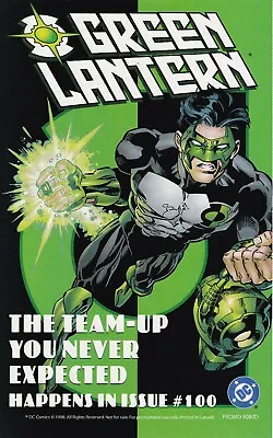Buy GREEN LANTERN #100 Comic Promo. Folded Booklet / Poster 1998 DC COMICS  • 8.49£