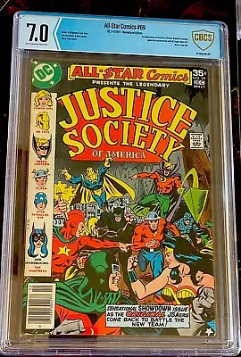 Buy ALL-STAR COMICS 69 CBCS 7.0 1st Huntress Justice Society DC 1977 Not Cgc • 51.97£
