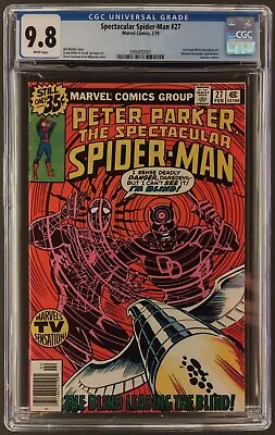 Buy Spectacular Spider-man #27 Cgc 9.8 Wp Newsstand Marvel Comics 1979 1st Miller Dd • 391.76£