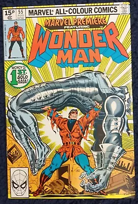 Buy Marvel Premiere Featuring Wonder Man - #55 - 1980. Free 1st Class P And P • 18£