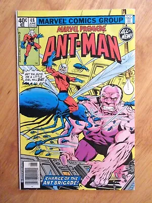 Buy MARVEL PREMIERE #48 (1979) **Ant-Man Key! Newsstand!** (VF-, Press To NM- !) • 18.09£